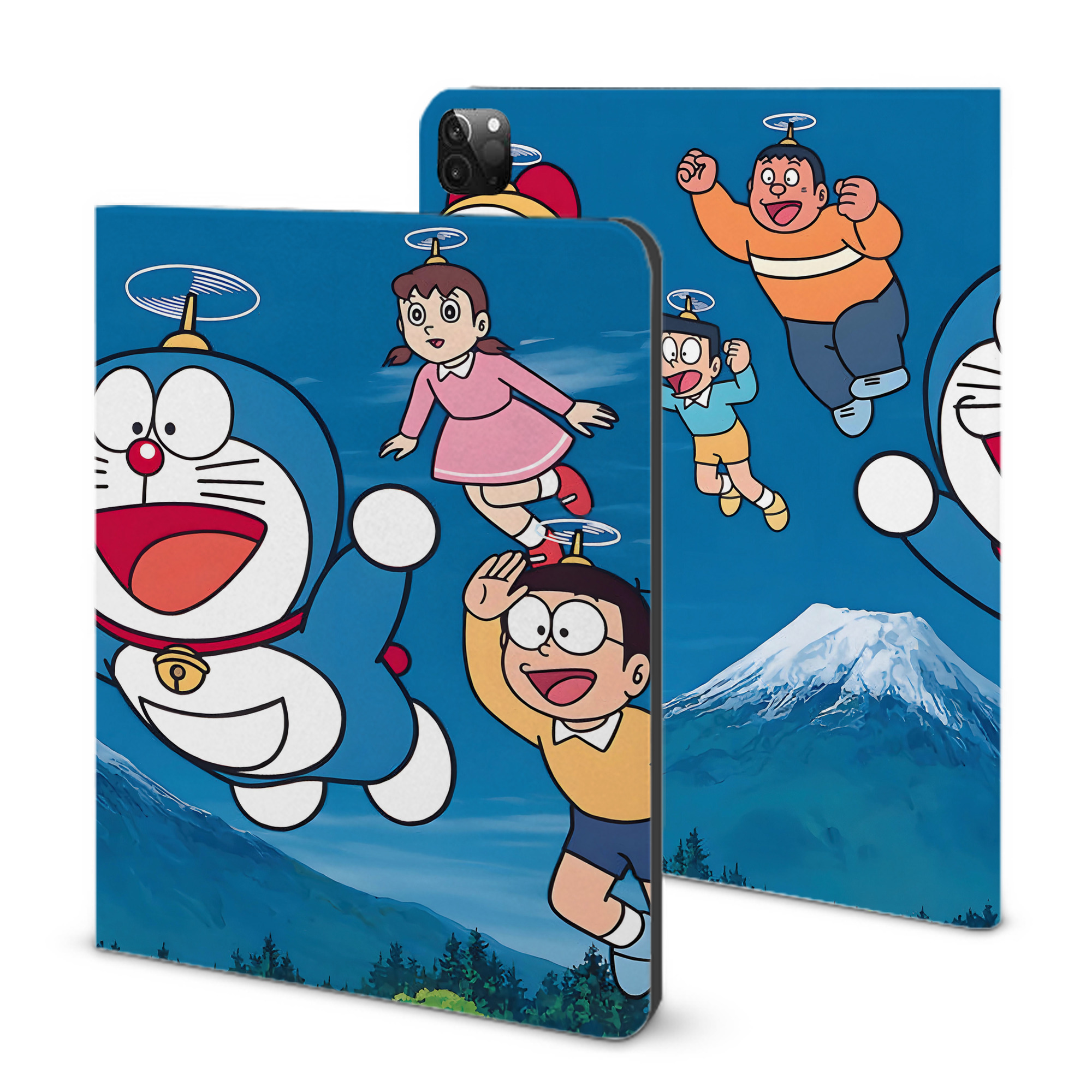 （画像用） ドラえもん Doraemon IPadケース ペンホルダー付き ブックスタイルデザイン